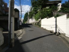 Residential hill street near Cypress Rise