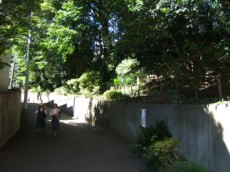 Street rise leading to the nunnery