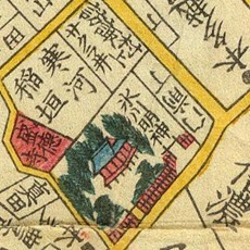 Hikawa Rise map, 1858