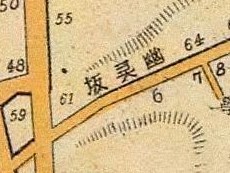 Nogi Rise map, 1905