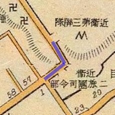 Sanpunzaka map, 1910