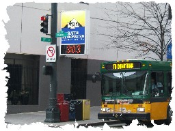 Seattle Municipal Credit Union Sign Clock