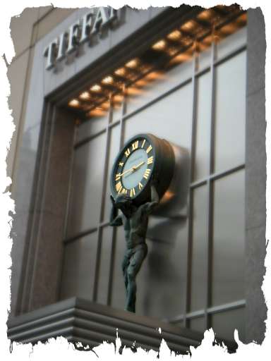 Tiffany & Co Facade Clock