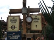 Big Thunder Mountain Clock