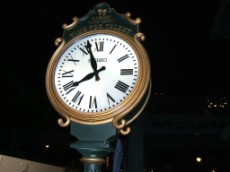 New York Harbor Street Clock