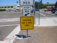 caution xing