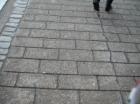 Concrete paver crosswalk