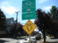 silly bike sign