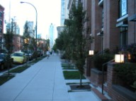 Yaletown sidewalks